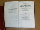 Examen de la philosophie de Bacon ou l'on traite différentes questions de philosophie rationnelle (2 volumes).. DE MAISTRE Joseph (Comte)