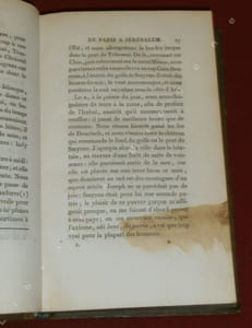 Itinéraire de Paris à Jérusalem et de Jérusalem à Paris, en allant par la Grèce, et revenant par l'Egypte, la Barbarie et l'Espagne ; par F.A. DE Chateaubriand. Tome deuxième (vendu seul).