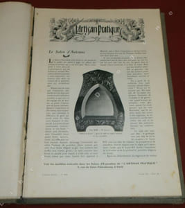 L'Artisan Pratique. Art Décoratif. Cuir et Métaux repoussés. Pyrogravure. Pyrosculpture. Tarso. Kerbchnitt. Corne et bois sculptés. Marqueterie. Broderies en Ficelles, etc. (7eme Volume, vendu seul).