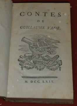 Contes de Guillaume Vadé - Supplément du Discours aux Welches Avec une Lettre du Libraire de l'Année Littéraire à M. V. - Lettre du Lévite Joseph ...