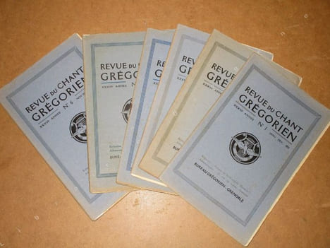Revue du Chant Grégorien. XXXVIe année (1932), N°1 à 6.. COLLECTIF