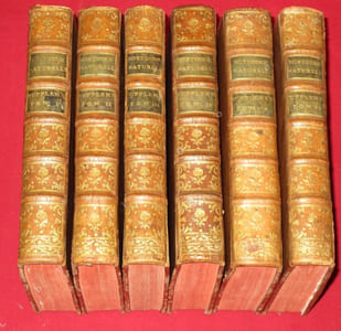 L'Histoire Naturelle, générale et particulière, avec la description du Cabinet du Roi (15 volumes). Supplément à l'Histoire naturelle (6/7 volumes). Histoire naturelle des Oiseaux (8/9 volumes) (29 volumes au total).