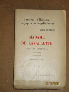 Madame de Lavallette née Beauharnais, 1781-1855.
