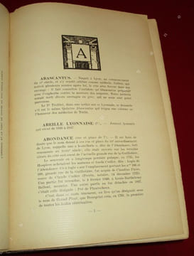 Dictionnaire de Lyonnaiseries. Les Hommes, Le Sol, Les Rues, Histoires et Légendes (4 volumes).. MAYNARD, Louis
