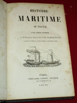 Histoire Maritime de France par Léon Guérin depuis les plus reculés jusqu'à nos jours (2 volumes). . GUERIN, Léon.