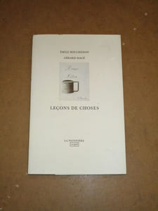 Leçons de choses.