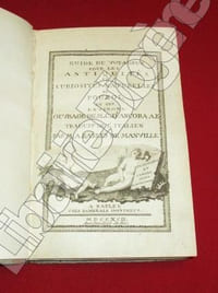 Guide du voyageur pour les Antiquités et Curiosités naturelles de Pouzol et des environs. Ouvrage de M. G. d'ANCORA A.ETraduit de l'italien par /. A. de Manville.