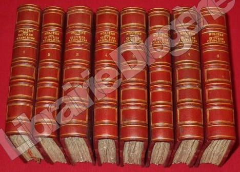Oeuvres Complètes de Molière (8 volumes).. MOLIERE, Jean-Baptiste Poquelin dit.