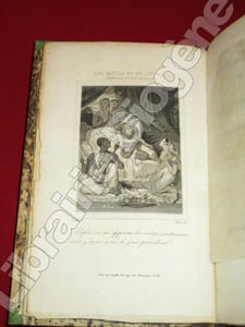 Les Mille et Un Jours, Contes Orientaux traduits du Turc, du Persan et de l'Arabe, par PETIS DE LA CROIX - GALLAND - CARDONNE - CHAVIS - CAZOTTE, etc. Avec une Notice par M. Collin de Plancy, ornés de 10 belles gravures, dessinées, et gravées par nos premiers Artistes (5 volumes).