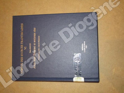 Corpus des sources franciscaines VI : Actus beati Fracisci et sociorum eius (concordance, index, listes de fréquence).