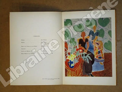 Matisse (Le Point, XXI, quatrième année, numéro spécial).