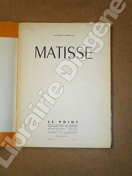 Matisse (Le Point, XXI, quatrième année, numéro spécial).. undefined