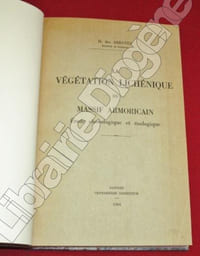 La Végétation lichénique du Massif Armoricain. Etude chronologique et écologique.