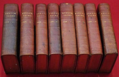 Biblia Sacra. Vulgatae Editionis, Sixti V. Pont. Max. authoritate recognita. Nunc vero Iussu Cleri Gallicani Denvo Edita (8 volumes).