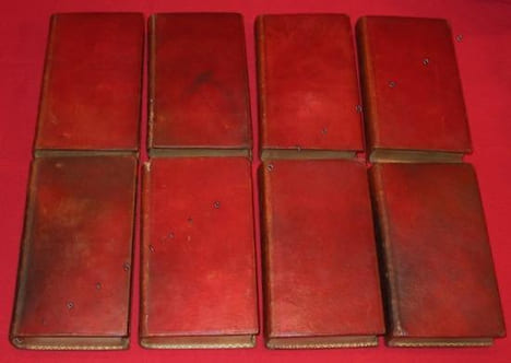 Biblia Sacra. Vulgatae Editionis, Sixti V. Pont. Max. authoritate recognita. Nunc vero Iussu Cleri Gallicani Denvo Edita (8 volumes). . BIBLE (Latin).