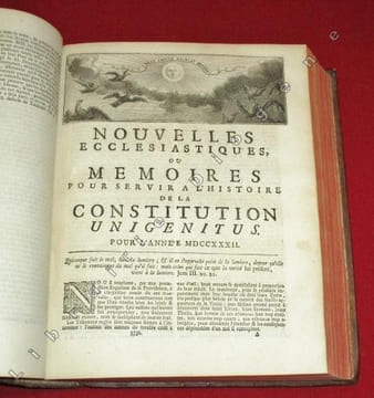 Nouvelles Ecclésiastiques, ou Memoires pour servir à l'Histoire de la Constitution Unigenitus. Tome second qui contient les années 1731. 1732. & 1733. ...