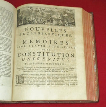 Nouvelles Ecclésiastiques, ou Memoires pour servir à l'Histoire de la Constitution Unigenitus. Tome second qui contient les années 1731. 1732. & 1733. ...