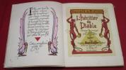 L'Héritier du Diable. Avecques les imaiges (Avec les images) en couleurs et la calligraphie de Quint.. BALZAC, Honoré de - QUINT. 