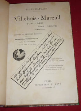 Villebois-Mareuil. Son idée, son geste.. CAPLAIN, Jules.