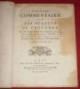 Nouveau Commentaire sur les Statuts de Provence (2 volumes).. JULIEN, Jean-Joseph