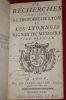 Recherches pour servir à l'Histoire de Lyon, ou Les Lyonnois (lyonnais) dignes de Mémoire. . PERNETY, Jacques (Pernetti).