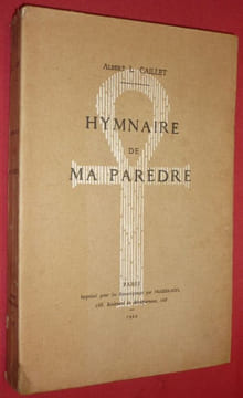 Hymnaire de ma Parèdre.. CAILLET, Albert Louis.
