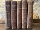 LE COMTE DE VALMONT OU LES EGAREMENS DE LA RAISON. Lettres recueillies et publiées par M......, Moutard, 1775-1778, Paris, 5 volumes. Exemplaire ...