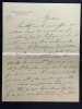 Lettre autographe signée à Marthe DAUDET (épouse de Léon Daudet) #2 1931. Jean MARTET (1886-1940)
poète, dramaturge, romancier français 