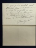 Lettre autographe signée à Marthe DAUDET (épouse de Léon Daudet) #2 1931. Jean MARTET (1886-1940)
poète, dramaturge, romancier français 
