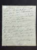 Télégramme autographe signé à Alphonse DAUDET. Princesse Mathilde Bonaparte (1820-1904)
artiste peintre, mécène, salonnière 