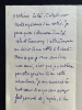 Lettre autographe signée à Léon DAUDET. Camille MAUCLAIR (1872-1945)
écrivain, historien de l'art et critique littéraire
