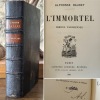 L'Immortel / moeurs parisiennes
Exemplaire du tirage de tête en grand papier 
Édition originale . Alphonse DAUDET (1840-1897)