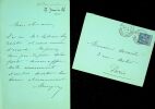 lettre autographe signée à Émile Aucante sur Calmann Lévy #1. Gaston Maugras (1850-1927)
historien