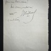 Lettre autographe signée à Octave UZANNE sur les Sataniques de Félicien Rops . Joris-Karl HUYSMANS (1848-1907) [Octave Uzanne] 