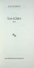 Les Éclairs / opéra. Édition originale. 1 des 65 du tirage de tête sur vergé . . Jean Echenoz