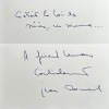 Carte autographe signée adressée au collectionneur Gérard Léman #2. Jean ROUAUD (1952-)
écrivain français, Prix Goncourt 1990