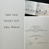 Piano fou, chanson murmurée de Salah Stétié accompagnée de signes et de couleurs par Julius Baltazar. Exemplaire unique. . Salah Stétié / Julius ...