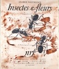 INSECTES ET FLEURS. Affiche de Hand Erni. 1954 . MAURICE MAETERLINCK / HANS ERNI 