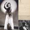 Lettre autographe signée de 3 pages à la comédienne Berthe Cerny de la Comédie Française. Marie Dubas