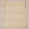 Splendide lettre autographe à la comédienne Berthe Cerny après la première de L'Autre à la Comédie Française le 9 décembre 1907. Paul Margueritte