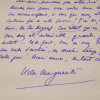 Lettre autographe signée à la comédienne Berthe CERNY interprète de sa pièce L'Imprévu Comédie Française 1910. Victor Margueritte