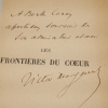 Lettre autographe signée à la comédienne Berthe CERNY + envoi autographe signé . Victor Margueritte