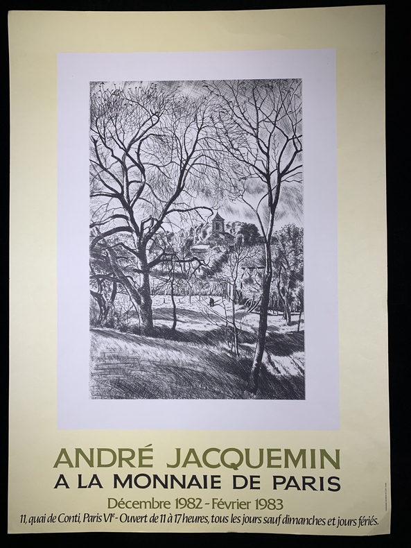 EXPOSITION À LA MONNAIE DE PARIS. 1982-1983. ANDRÉ JACQUEMIN