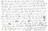 Carte de visite autographe signée adressée à la comédienne et sociétaire de la Comédie Française Louise Conte à propos de sa magistrale interprétation ...