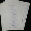 « Tréteaux électoraux parisiens — M. Léon Blum », manuscrit d’un article de presse sur un meeting du candidat aux élections législatives de 1928. ...