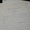 « Tréteaux électoraux parisiens — M. Léon Blum », manuscrit d’un article de presse sur un meeting du candidat aux élections législatives de 1928. ...