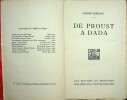 De Proust à Dada. ANDRÉ GERMAIN