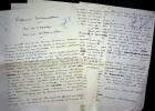 Manuscrit autographe signé d’un article de presse sur le voyage de Pierre Laval, Président du Conseil, aux États-Unis, en 1931, et la condamnation à ...