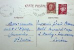 Deux belles cartes autographes signées à Gérard Bauër. Wladimir d'Ormesson 