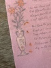 Une rose s’est effeuillée.
Poème inédit autographe manuscrit au crayon + dessin original rehaussé de couleurs. Pierre-André Benoit (PAB)